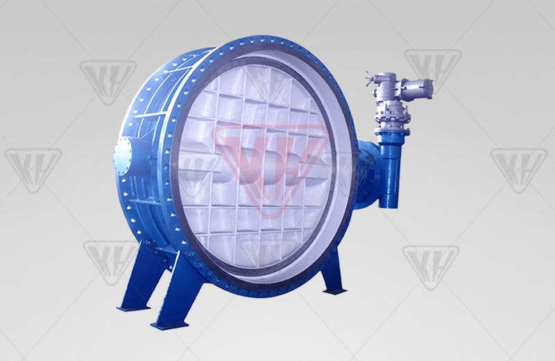 Electric three eccentric hard sealing butterfly valve
