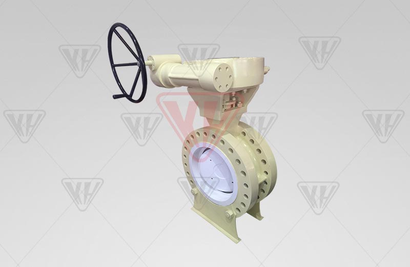High temperature and pressure hard sealing butterfly valve 